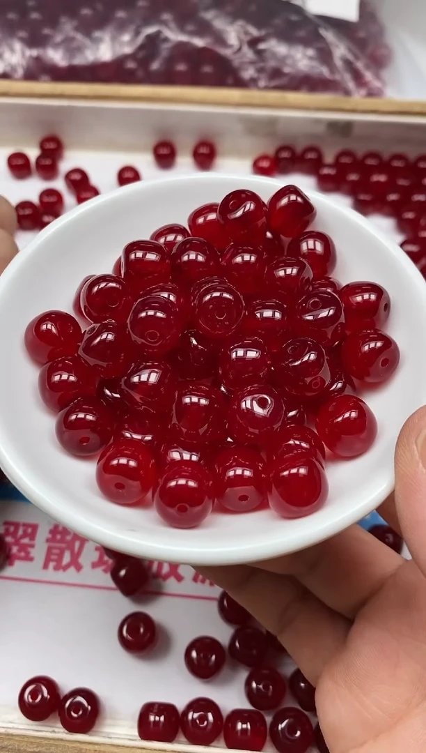 手饰玛瑙未镶嵌B547 鸽血红10*10mm5个16.8元