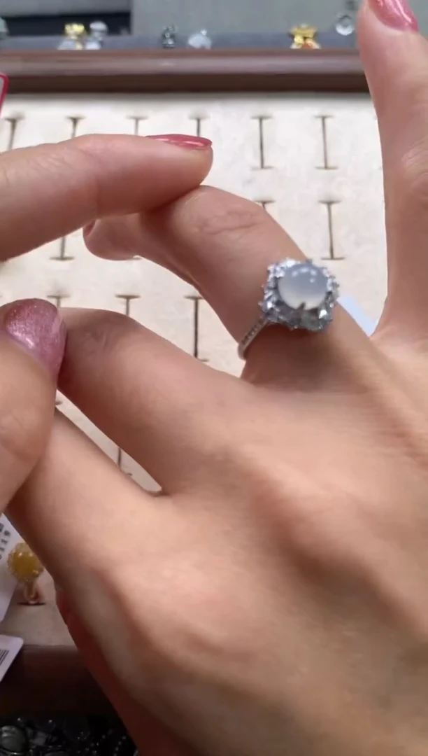 【闪购商品】翡翠戒指银S925镶嵌22222222222