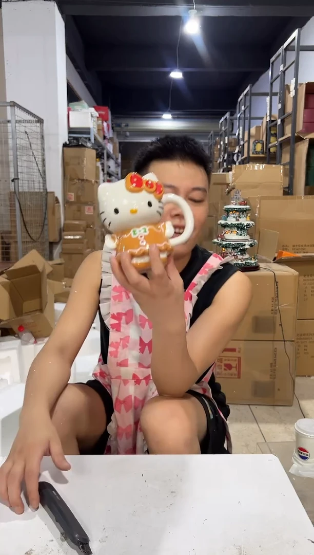 瓷片圣诞jbkt全身杯