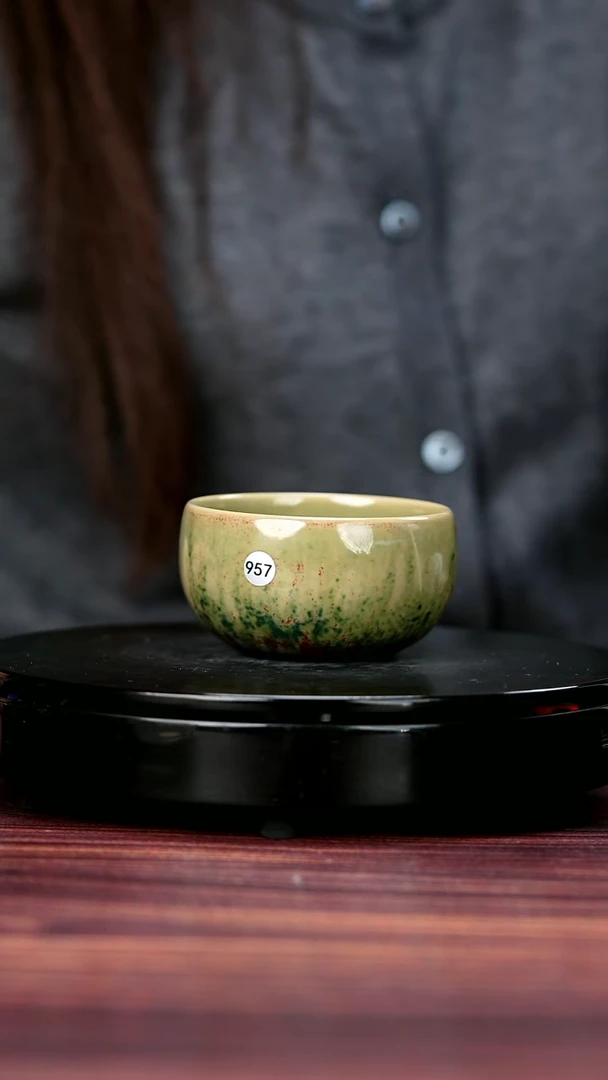 壶957#盼龙窑一级品原矿钧瓷禅定杯