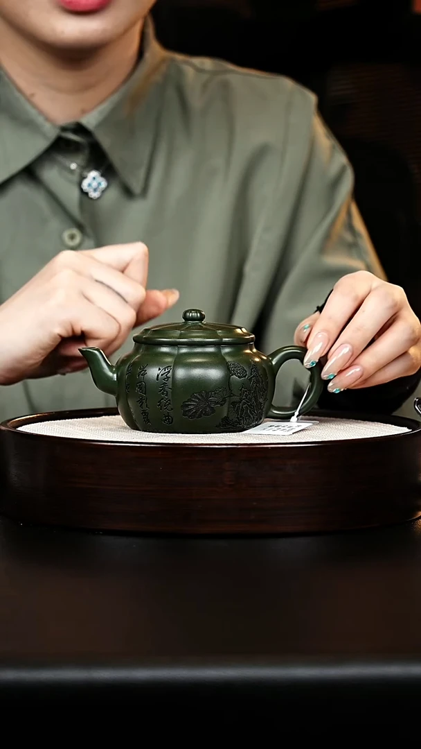 茶壶紫砂筋纹宫灯