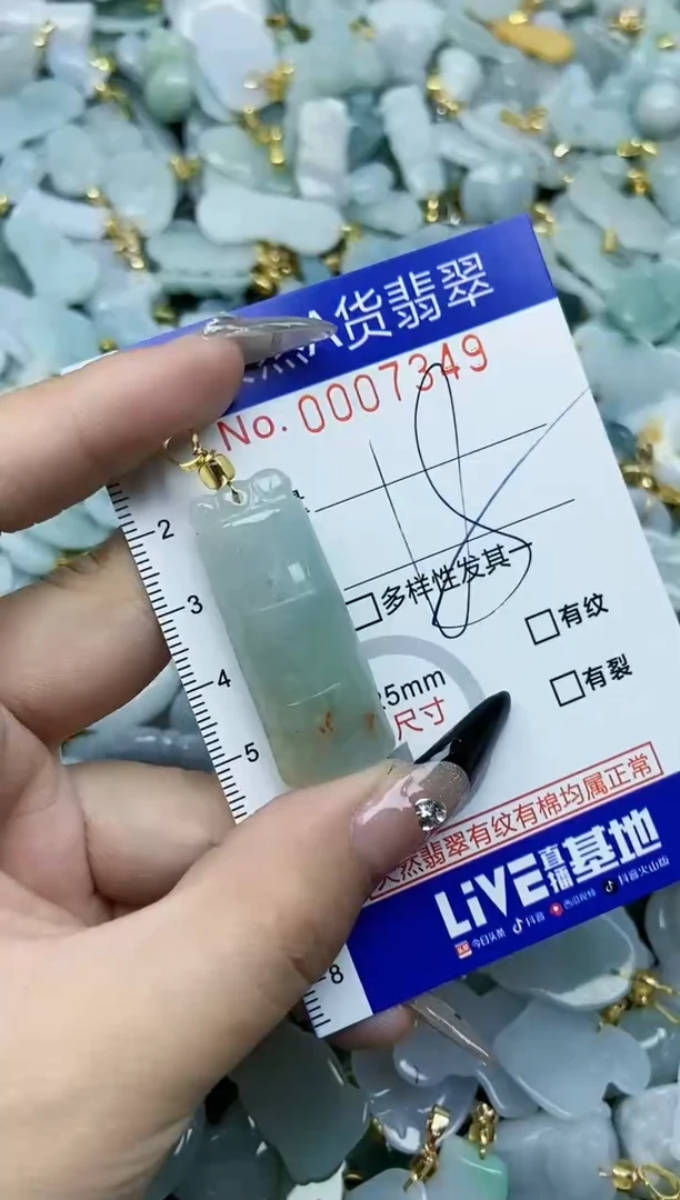 【闪购商品】翡翠颈饰未镶嵌天然A货翡翠