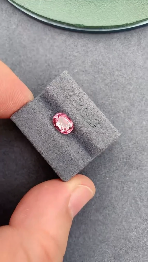 未镶嵌裸石碧玺1.2ct 粉碧玺 定制