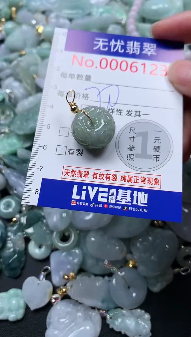 颈饰未镶嵌翡翠6123