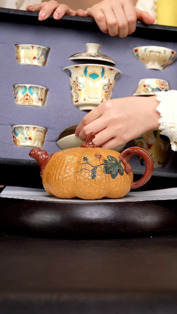 茶壶紫砂XXW61大南瓜 芒果泥   580cc