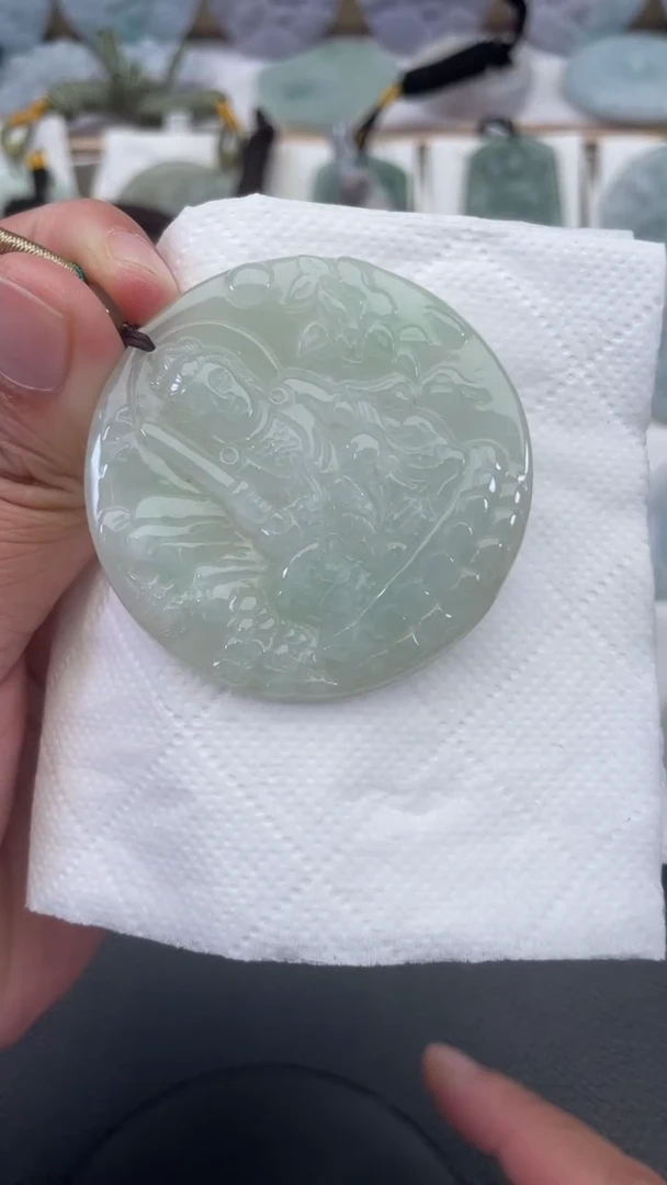 颈饰未镶嵌翡翠天然缅甸翡翠A货62