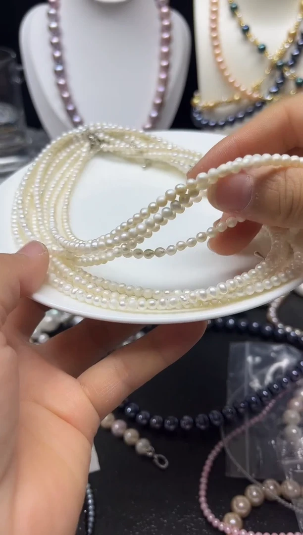 淡水珍珠未镶嵌颈饰多人