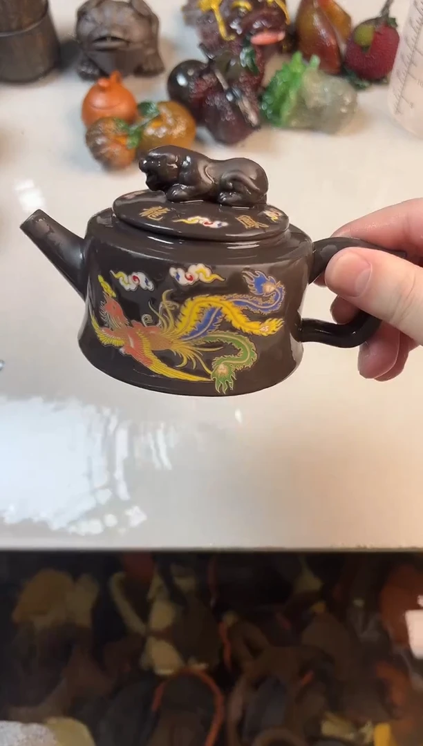 卧虎藏龙变色壶+壶绳