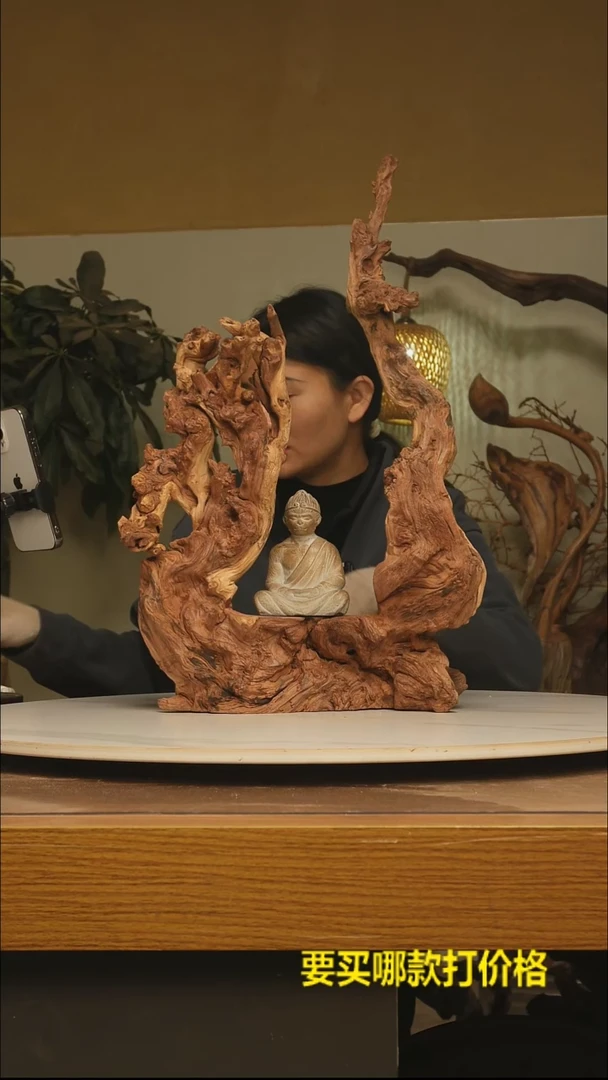 木陈*驰根雕摆件类262