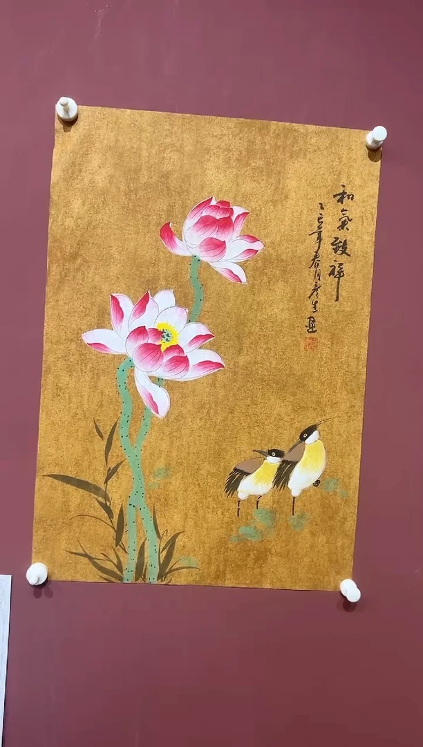 国画周彦生花鸟福利馆藏作品1