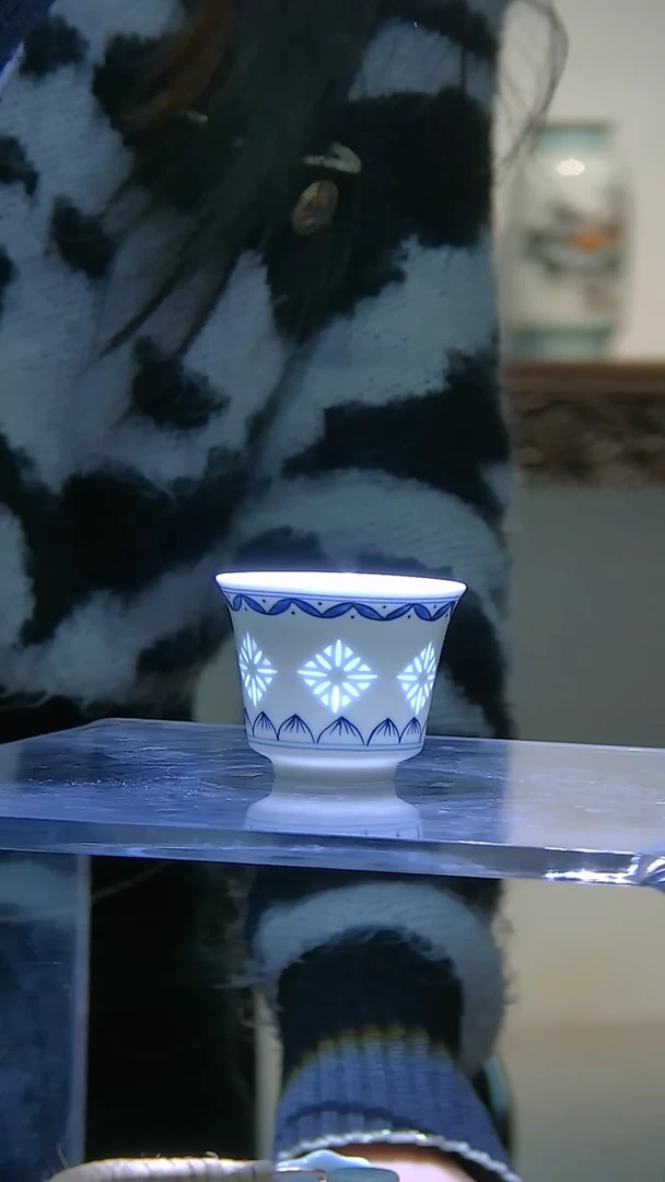 【闪购商品】杯子 G07【人间瓷画】玲珑杯