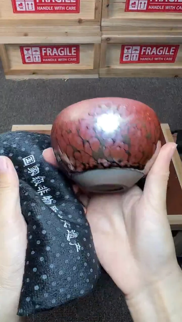 茶盏紫金  建窑建盏主人杯