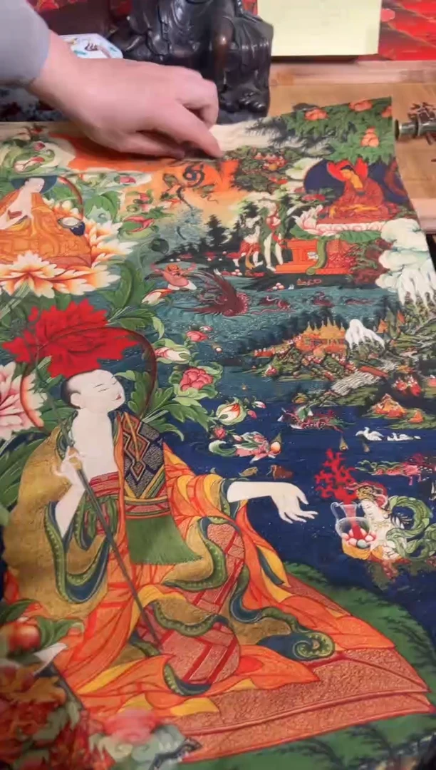 卷轴画卷轴画奥奥的唐卡