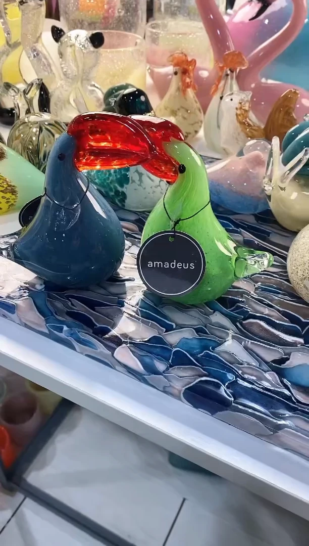 【闪购商品】琉璃慕忆家花瓶一对