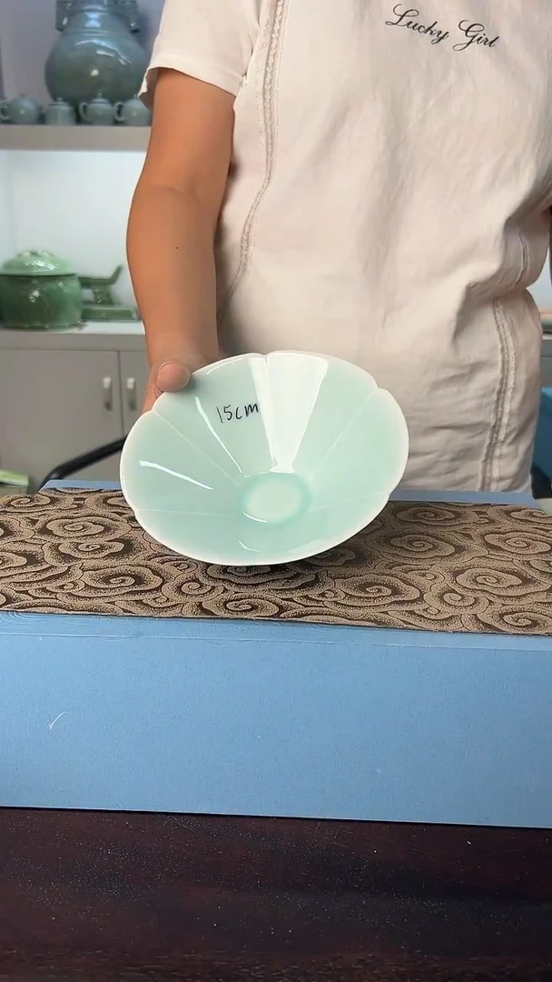 龙泉云间青瓷小米茶器