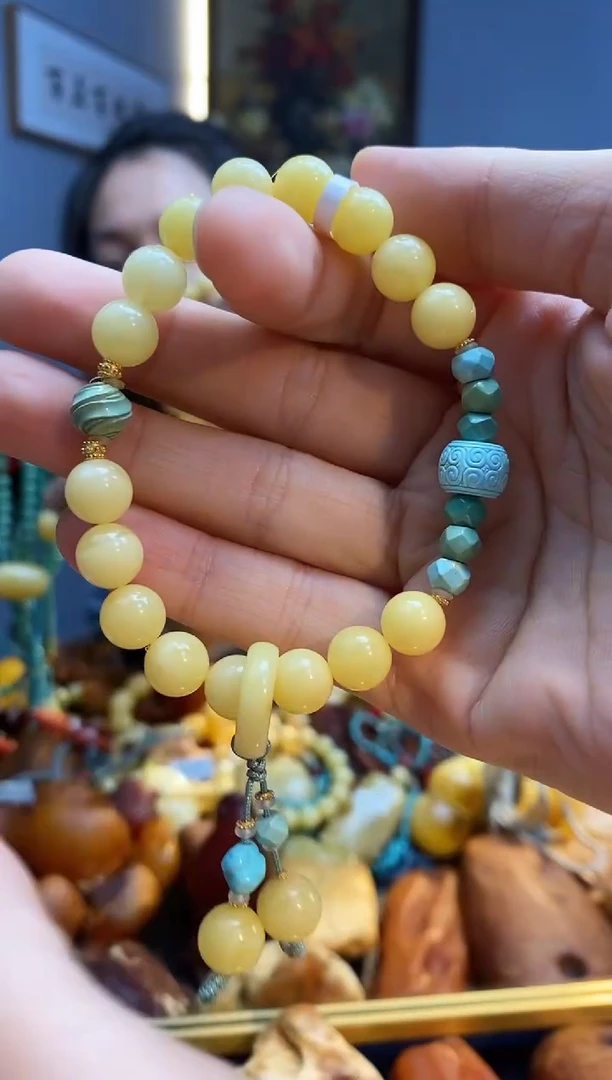 未镶嵌琥珀手链手串