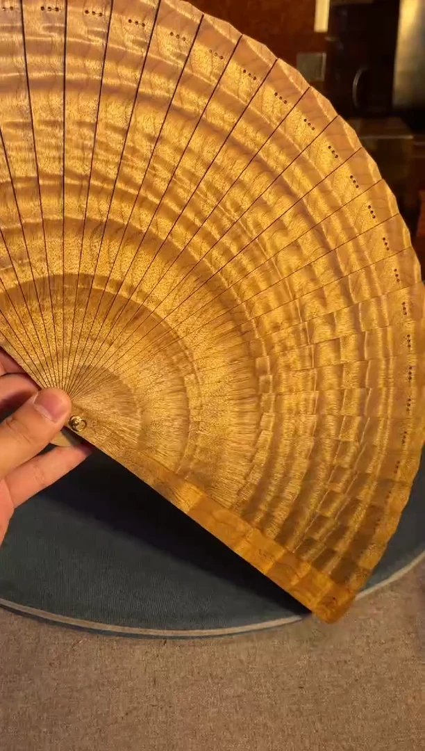 乌木类成套家具金丝楠 扇子20