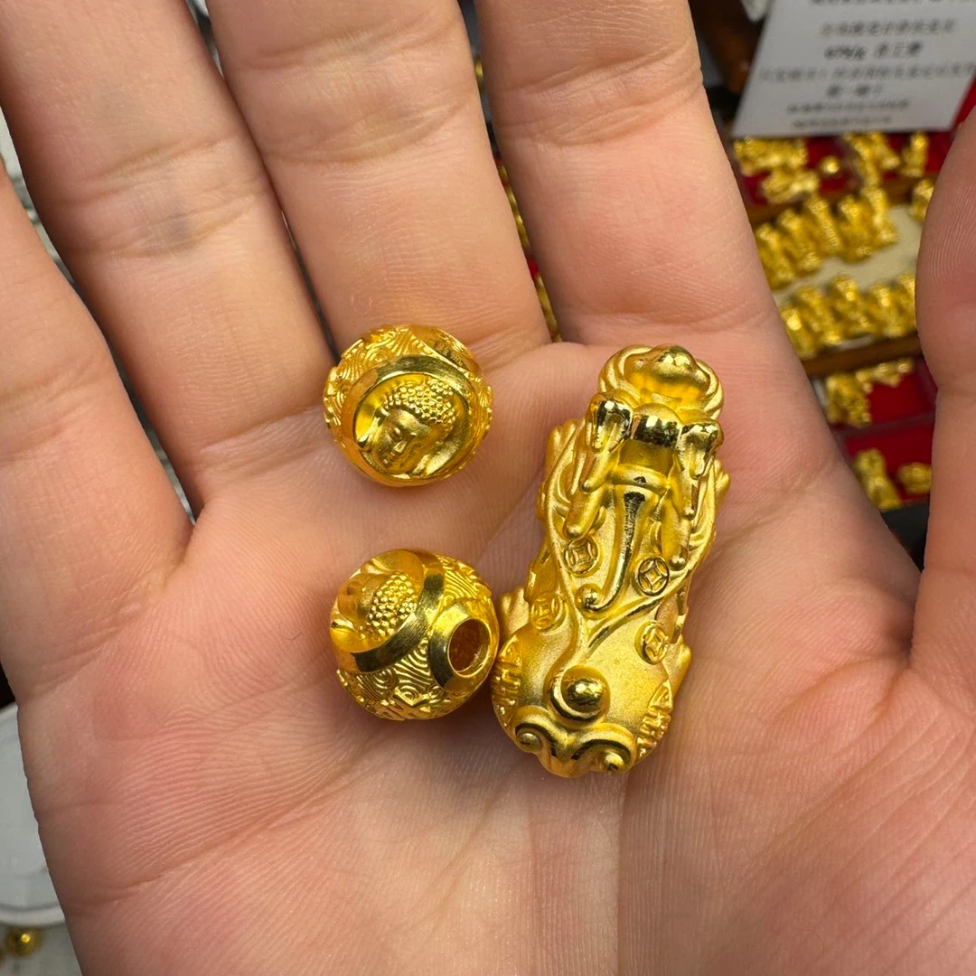 31.38g足金999貔貅金珠2