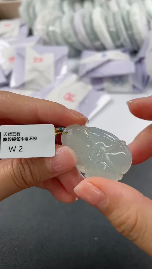颈饰未镶嵌翡翠2144 荷叶