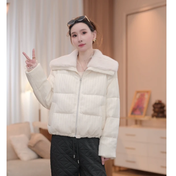 【新款上新】马克华菲90白鸭绒休闲保暖羽绒服外套冬款