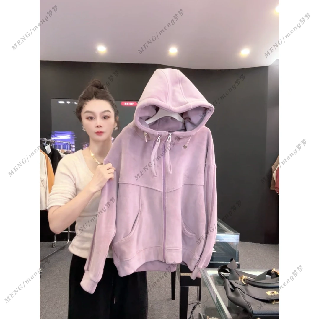 M·梦老板【原创设计款】保暖颗粒绒！打底外穿都可以超百搭外套*170