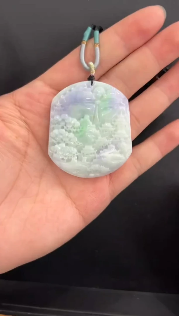 【闪购商品】翡翠颈饰未镶嵌511732-山水牌