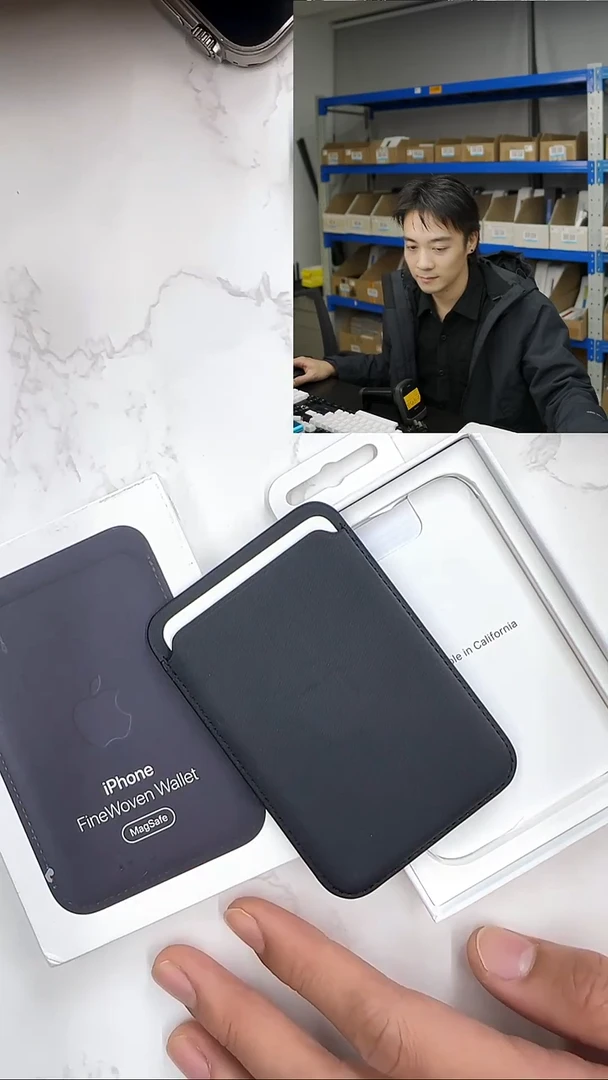 准新品  95新 精织斜纹卡包 黑色 支持定位