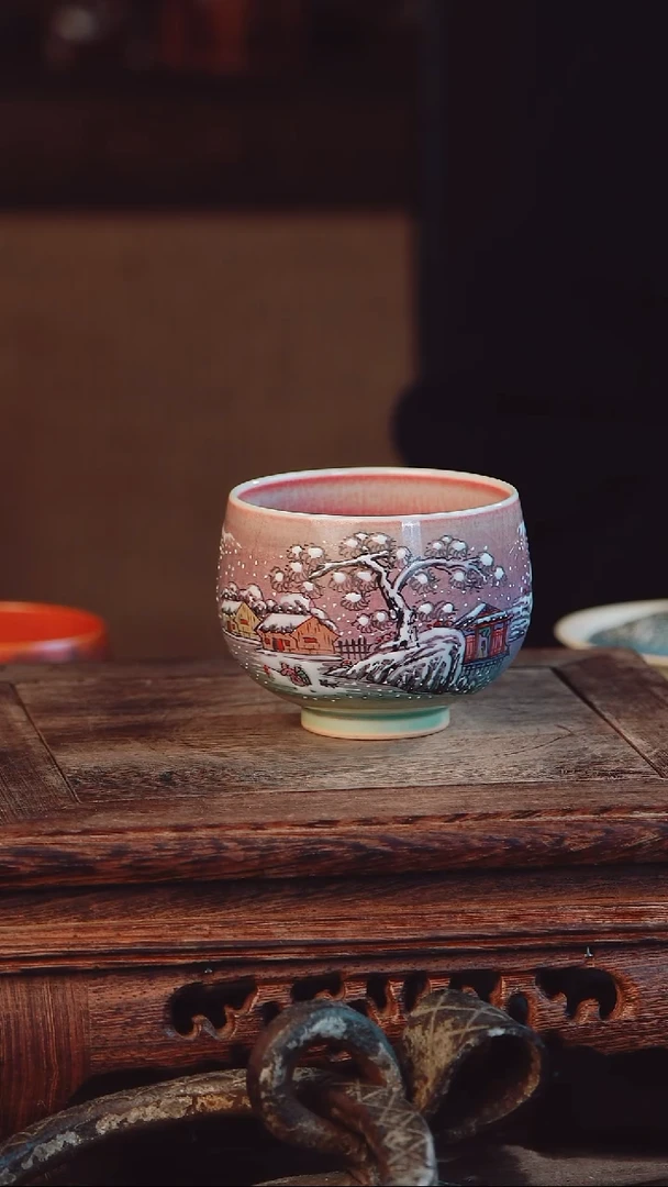 艺然堂手工手绘茶器