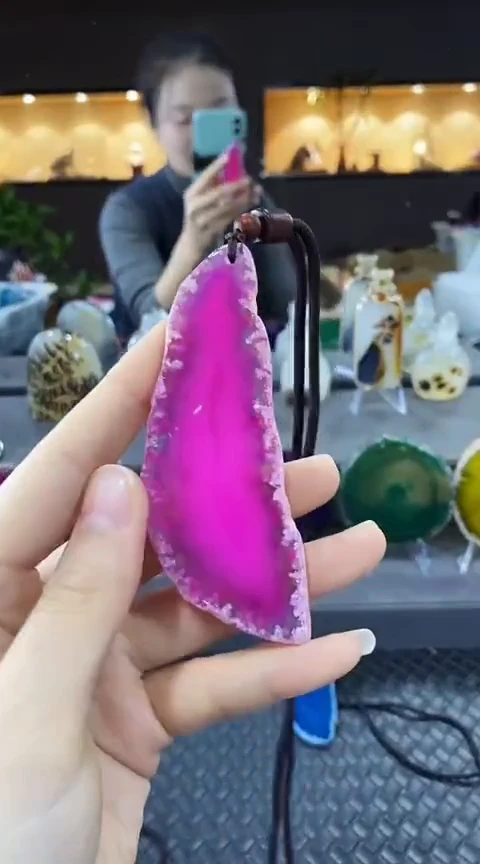 未镶嵌颈饰玛瑙/玉髓青*玛瑙