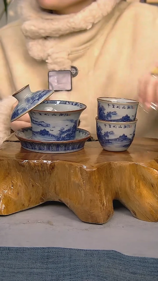 【闪购商品】3件套陶瓷茶具家用简装系列