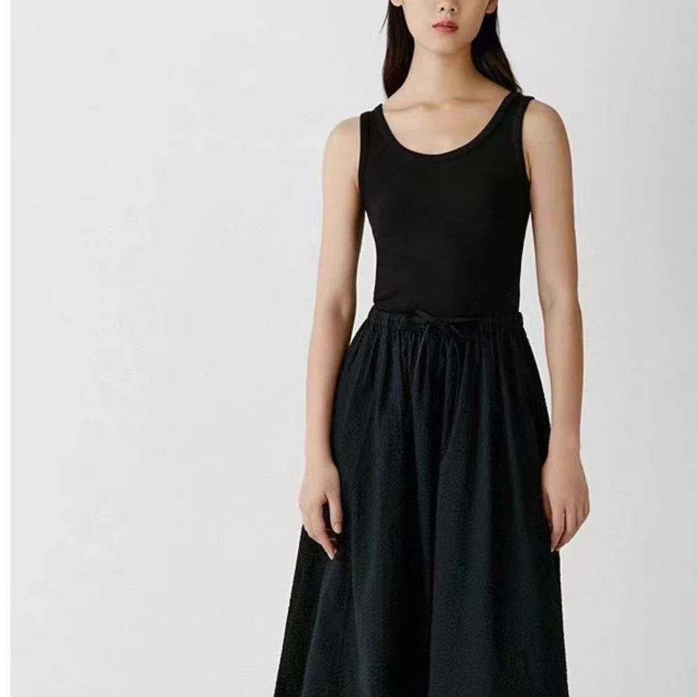 夏季经典罗纹棉弹力紧身打底吊带背心H5403