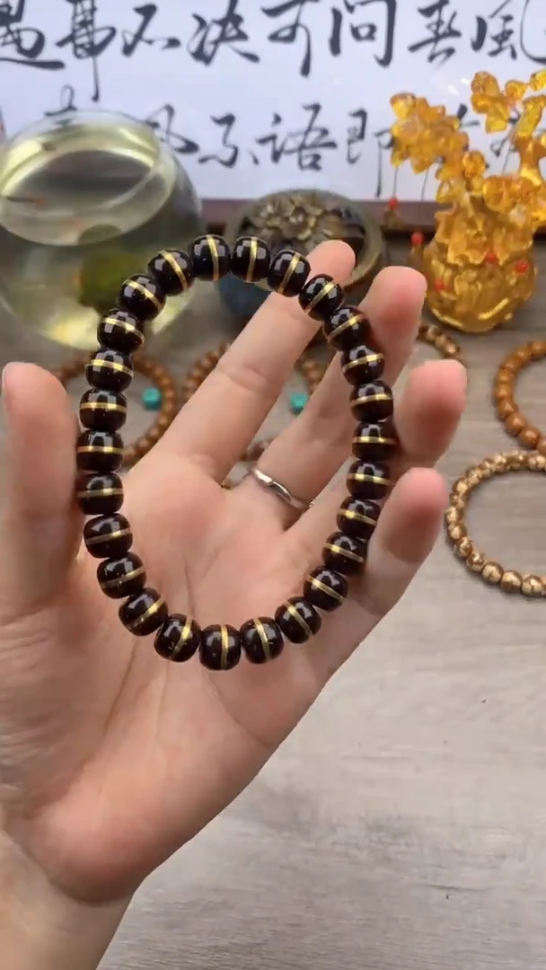 紫金鼠手串JA001紫金鼠一线天二代48号