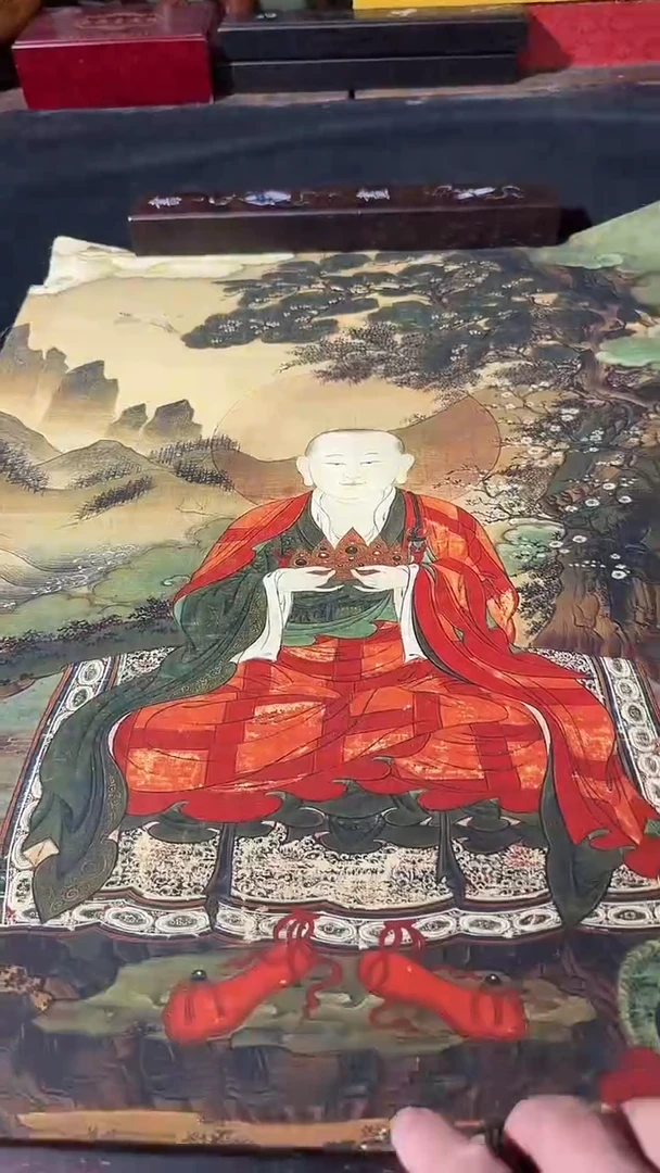 卷轴画藏式珍藏彩绘艺术馆136