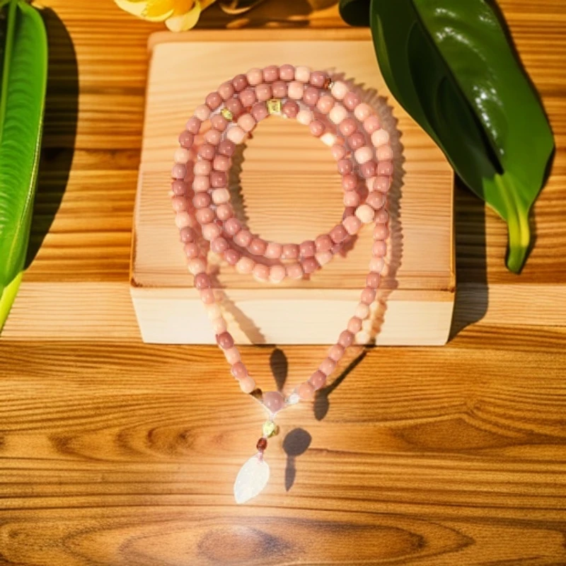 非金属木质手链 菩提108颗挂饰念珠手盘 一叶菩提