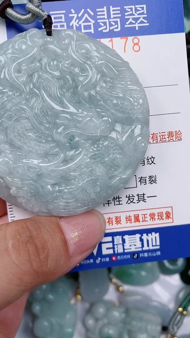 翡翠未镶嵌颈饰...0001178