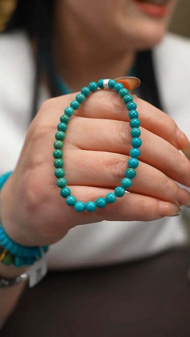未镶嵌绿松石手串S00039