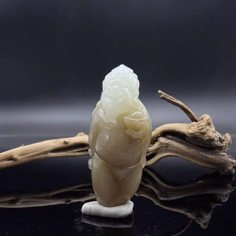 和田玉财神吊坠0700