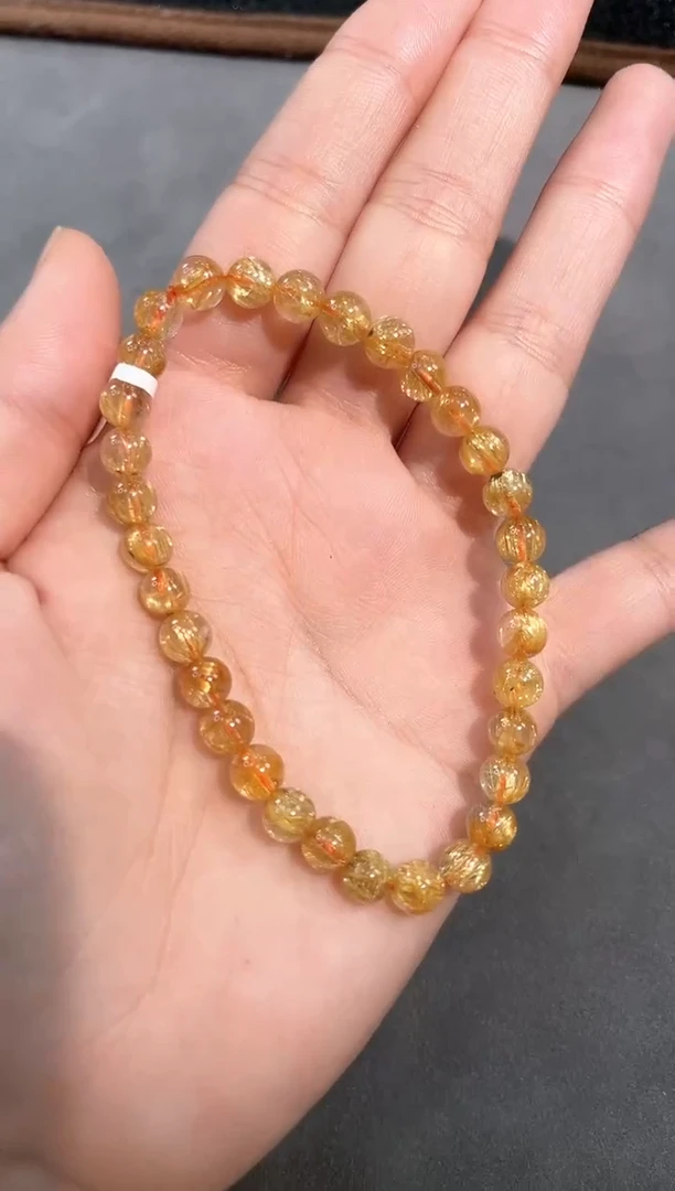 【闪购商品】发晶手链未镶嵌17号钛晶单圈6mm