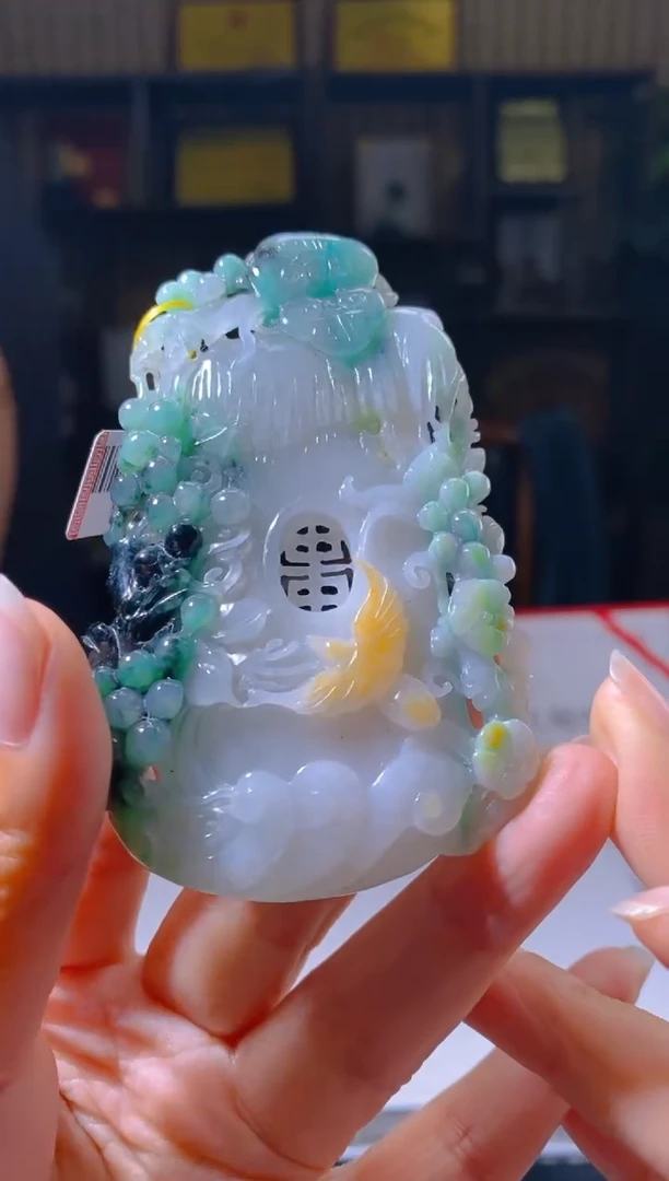 定制翡翠未镶嵌LL翡翠毛货LBL65