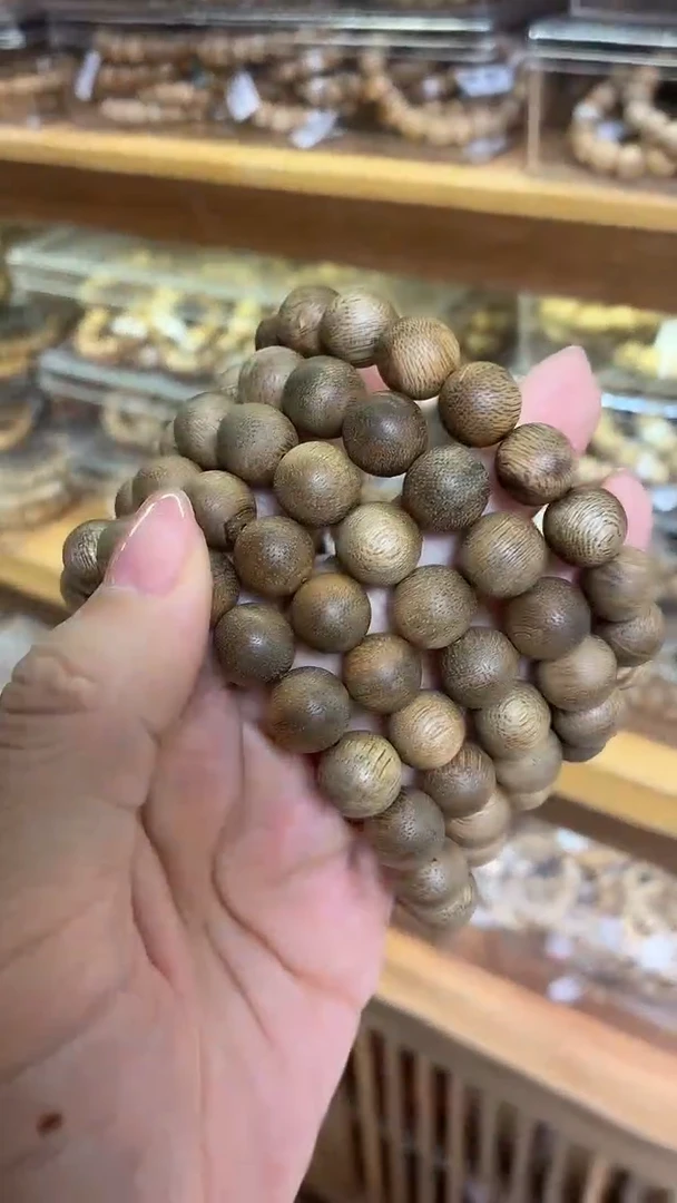 沉香手串文莱圆珠单圈1.1多样性发其一