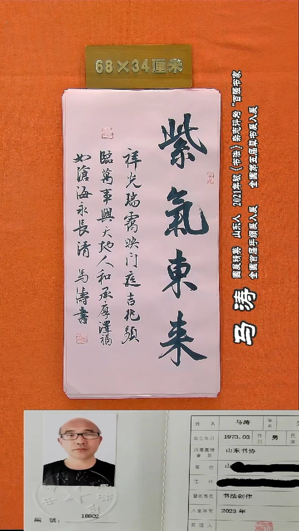 书法39a马涛书法作品