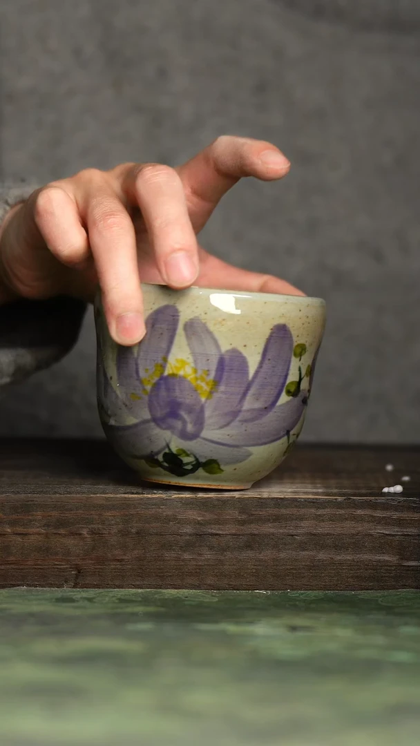 【闪购商品】杯青诗手工手绘瓷器