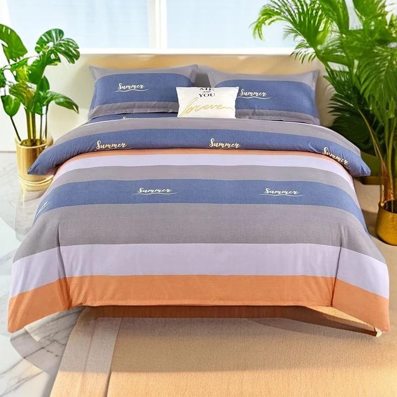 双人1.8米2米被套亲肤简约加厚磨毛斜纹学生宿舍单人柔被套不起球