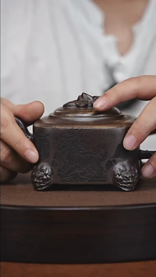 茶壶紫砂原矿紫砂壶