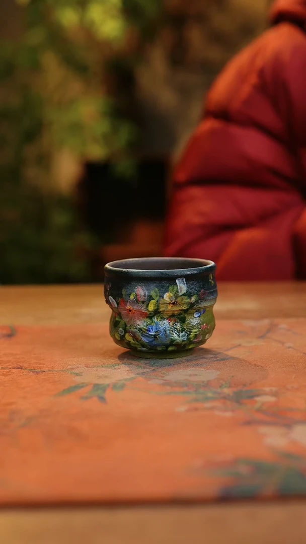 【闪购商品】瓷片1245景德镇手工手绘釉下彩高温瓷