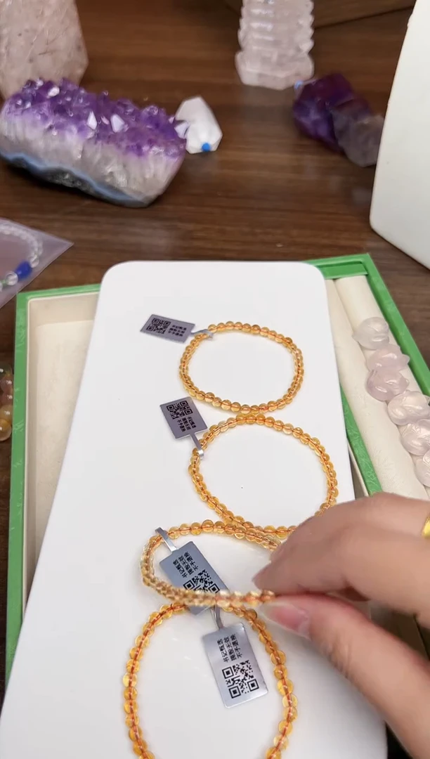 未镶嵌手链水晶悦3447 约4mm 多样性发一件