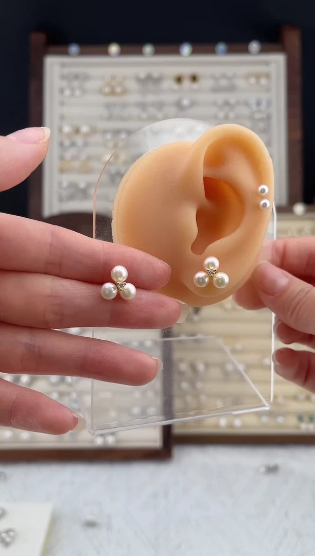 合金耳饰淡水珍珠✨****.定向
