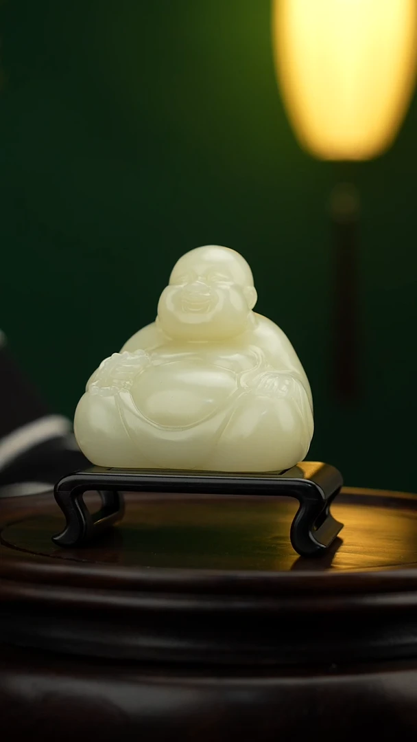玉【弥勒】天然玉石手把件