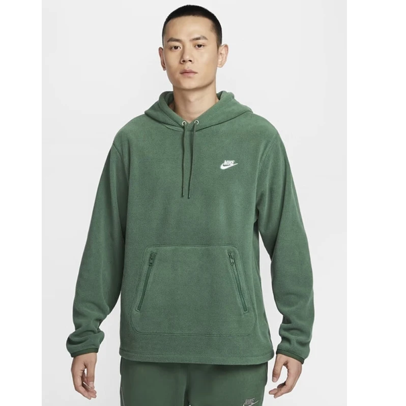 NIKE/耐克Club男子经典时尚舒适冬季款摇粒绒套头连帽衫FZ0661323