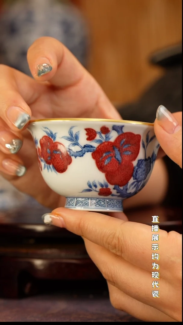 景德镇手工手绘陶瓷杯